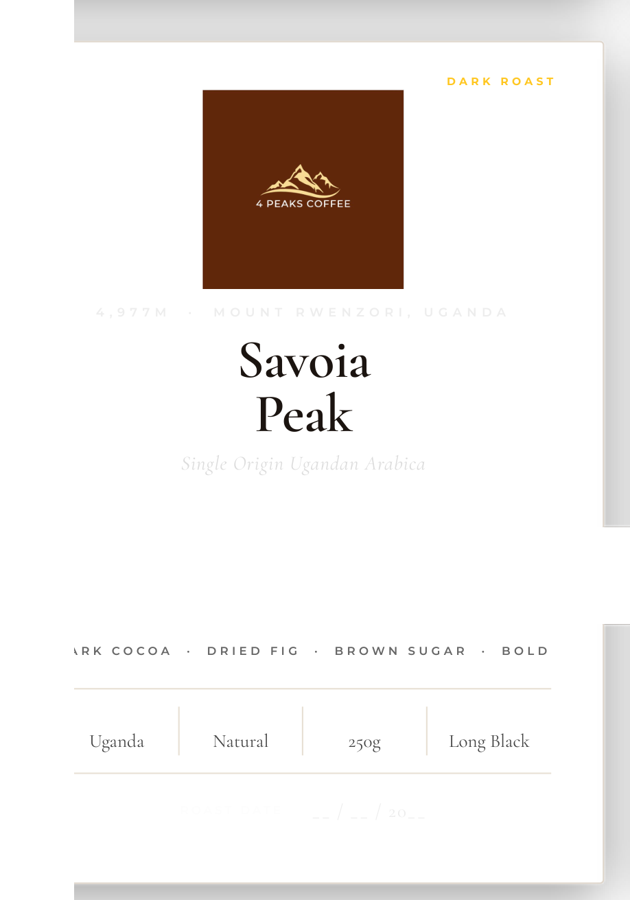 Savoia Peak - Dark Roast